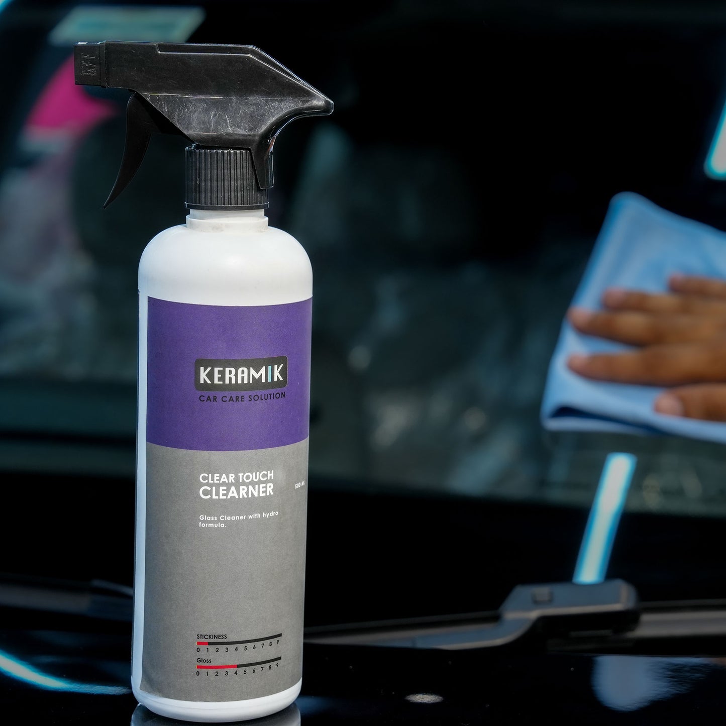 Mirror Touch Glass Shine for Cars by Keramik Car care