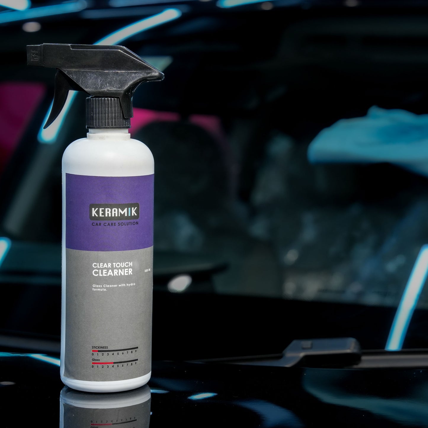 Mirror Touch Glass Shine for Cars by Keramik Car care