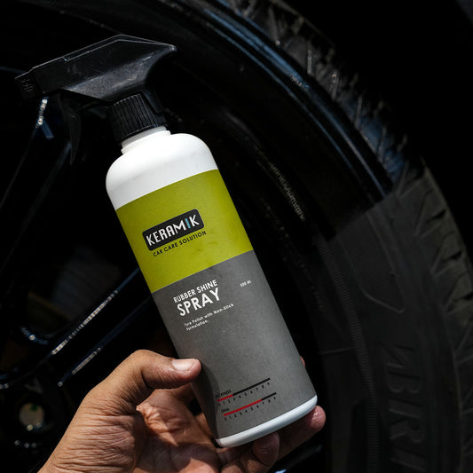 Rubber Shine Tyre Polish by Keramik Car care